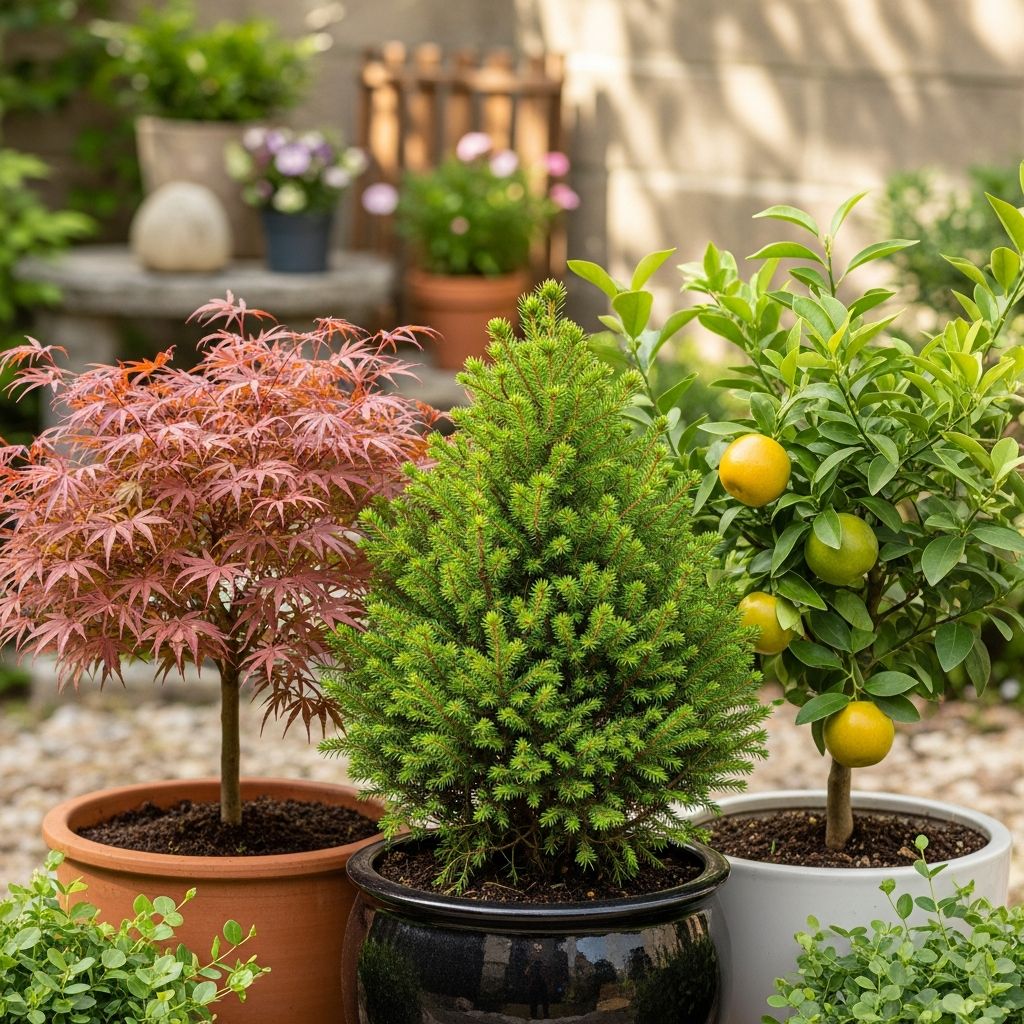 Discover the perfect dwarf trees to maximize your small garden space beautifully.