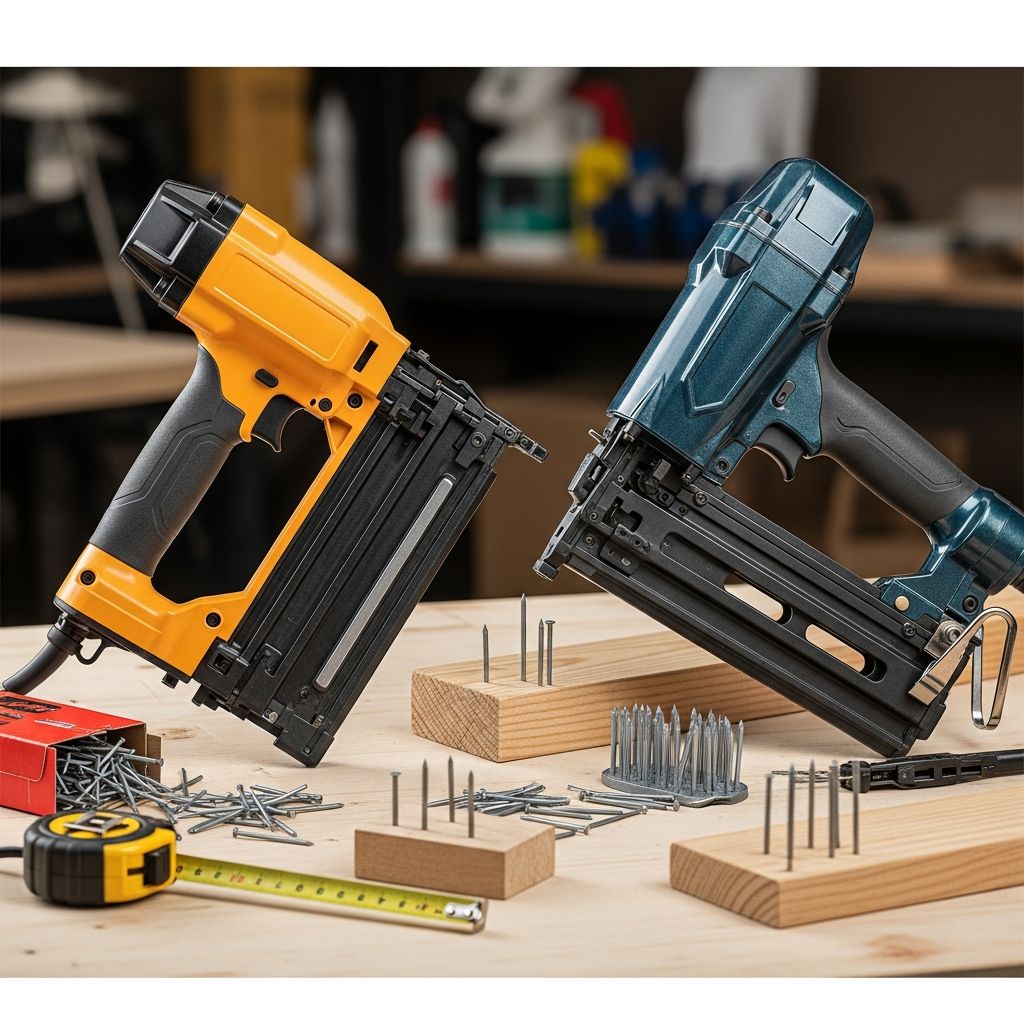 Brad Nailer vs Finish Nailer: Complete Nail Gun Guide Master the differences between nail gun types to choose the right tool for your project.