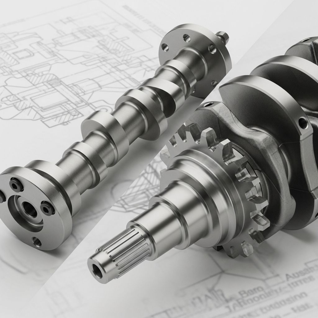 Camshaft vs Crankshaft: Key Differences Explained Understanding the essential roles of camshafts and crankshafts in engine operation.
