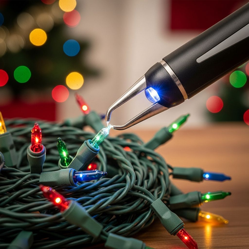 Master Christmas light repairs with the right tools and techniques for quick fixes.