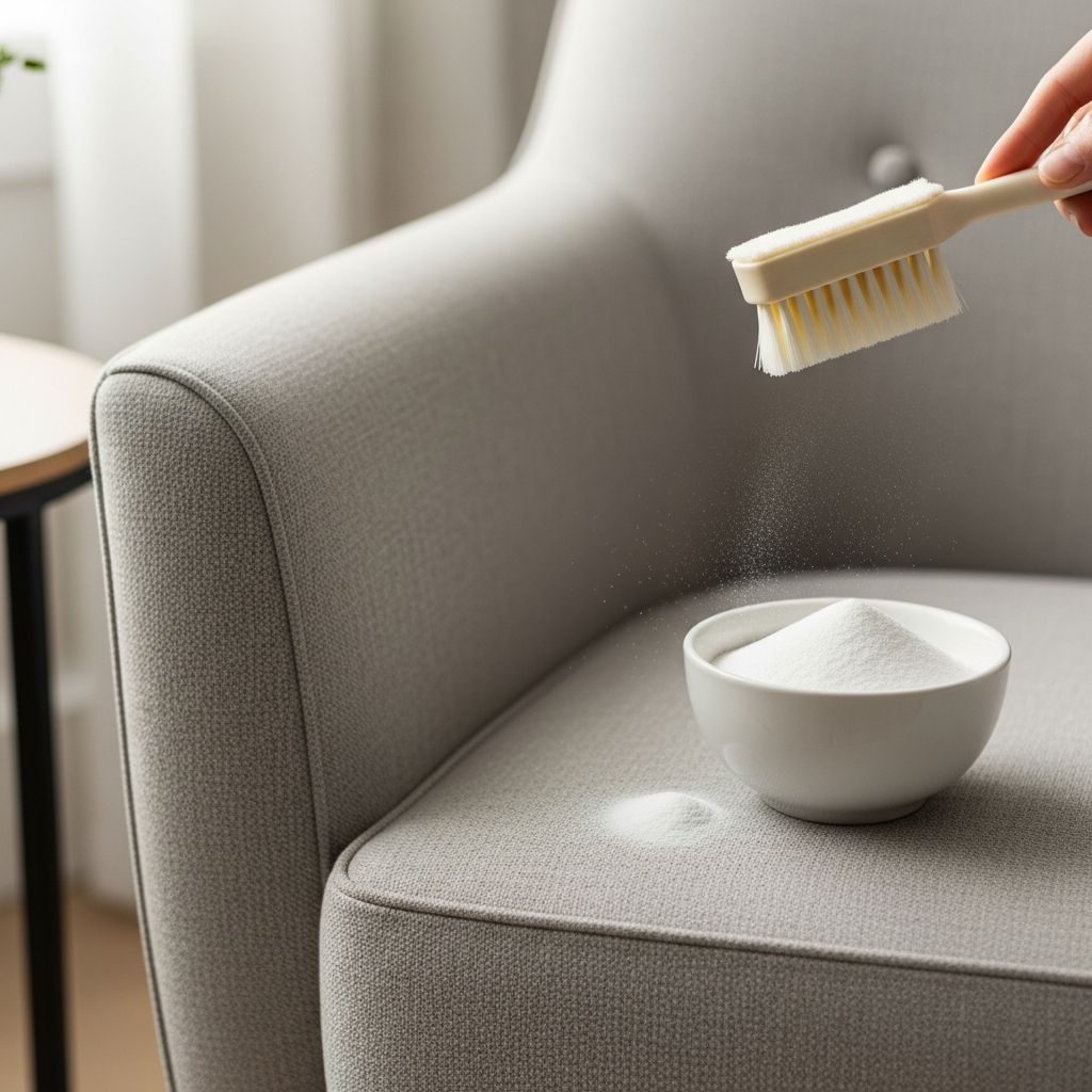 Master the art of cleaning upholstery using baking soda for fresh, odor-free furniture.