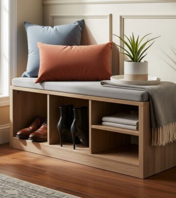 Turn your entryway chaos into calm with a hard-working shoe bench that actually fits your life.