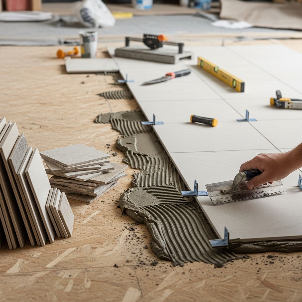 Plan, prepare, and install a durable tile floor like a pro.