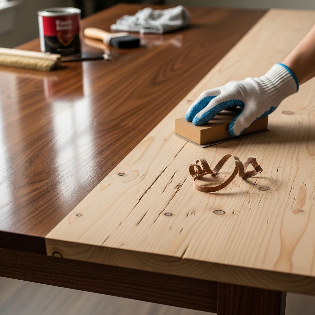 Transform a tired dining table into a showpiece with this step-by-step refinishing guide for DIYers.