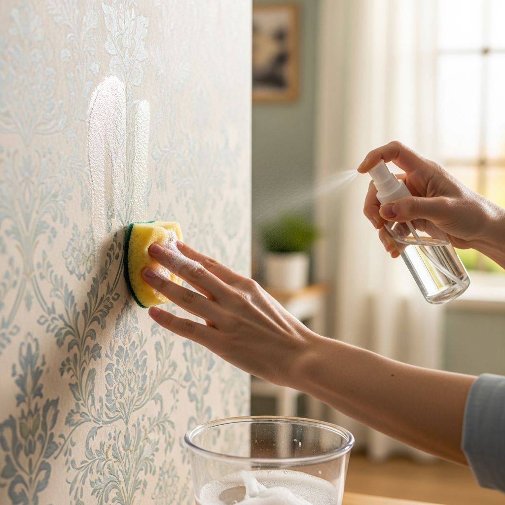 Gentle, effective methods to refresh painted walls and wallpaper safely.