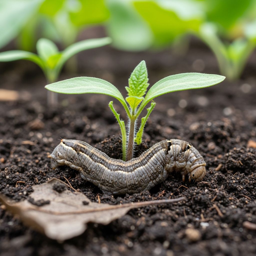 Complete guide to identifying cutworms and implementing effective control methods.