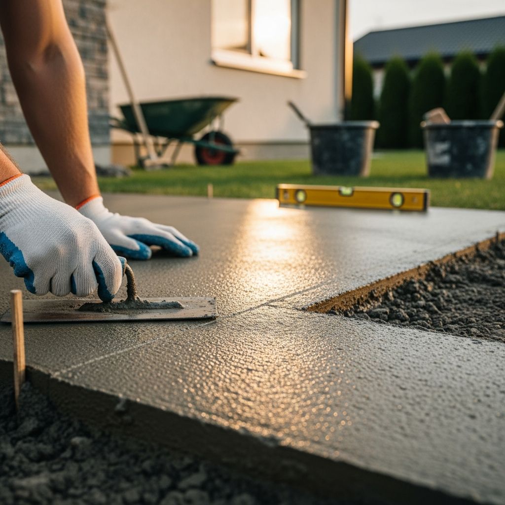 Build a durable concrete apron that protects your driveway, improves drainage, and boosts curb appeal.