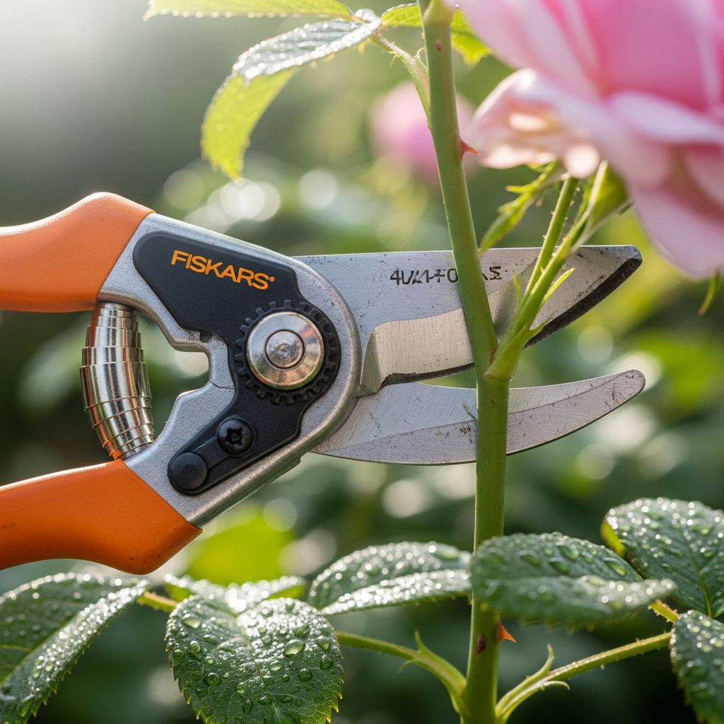 How to choose, use, and care for Fiskars pruners for healthier plants and easier yardwork.