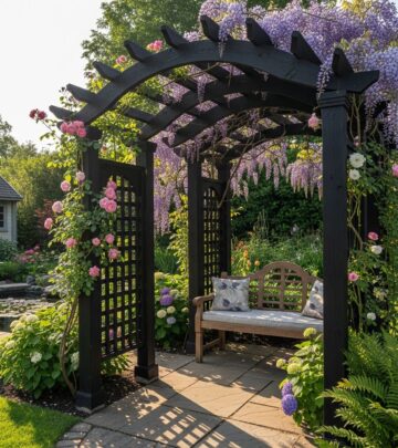 Transform your garden entrance into a standout feature with a well-planned arbor that combines beauty, structure, and durability.