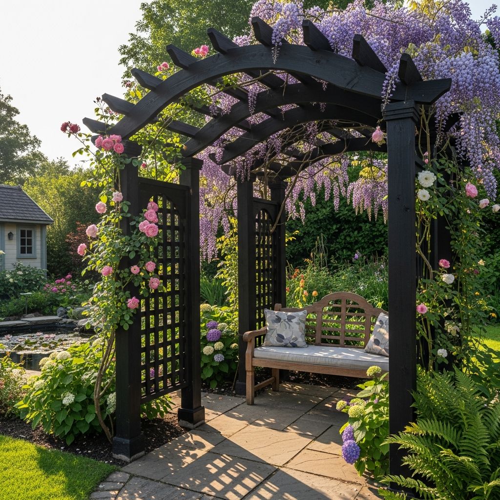 Transform your garden entrance into a standout feature with a well-planned arbor that combines beauty, structure, and durability.