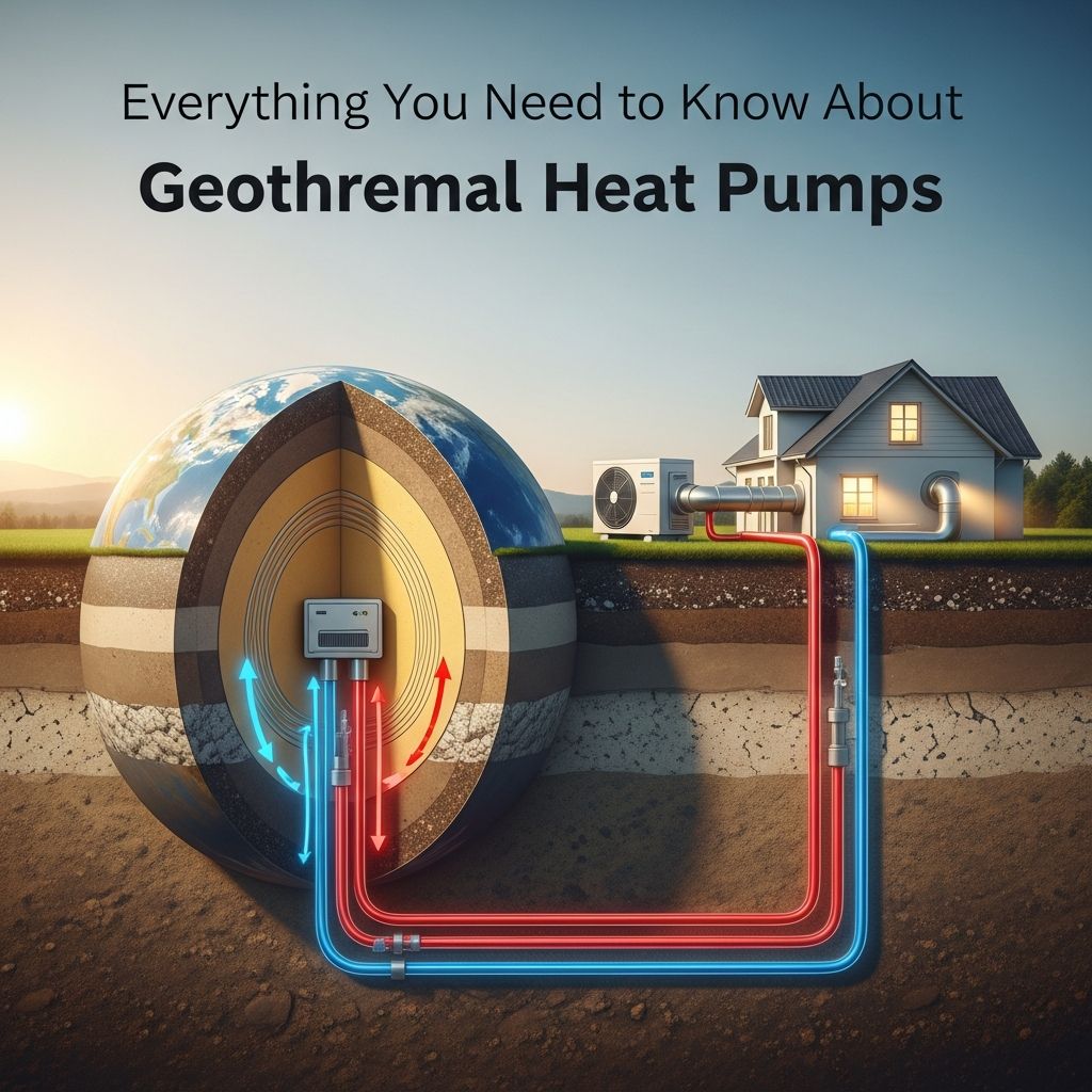 Complete guide to geothermal heat pump systems: benefits, costs, installation, and maintenance.