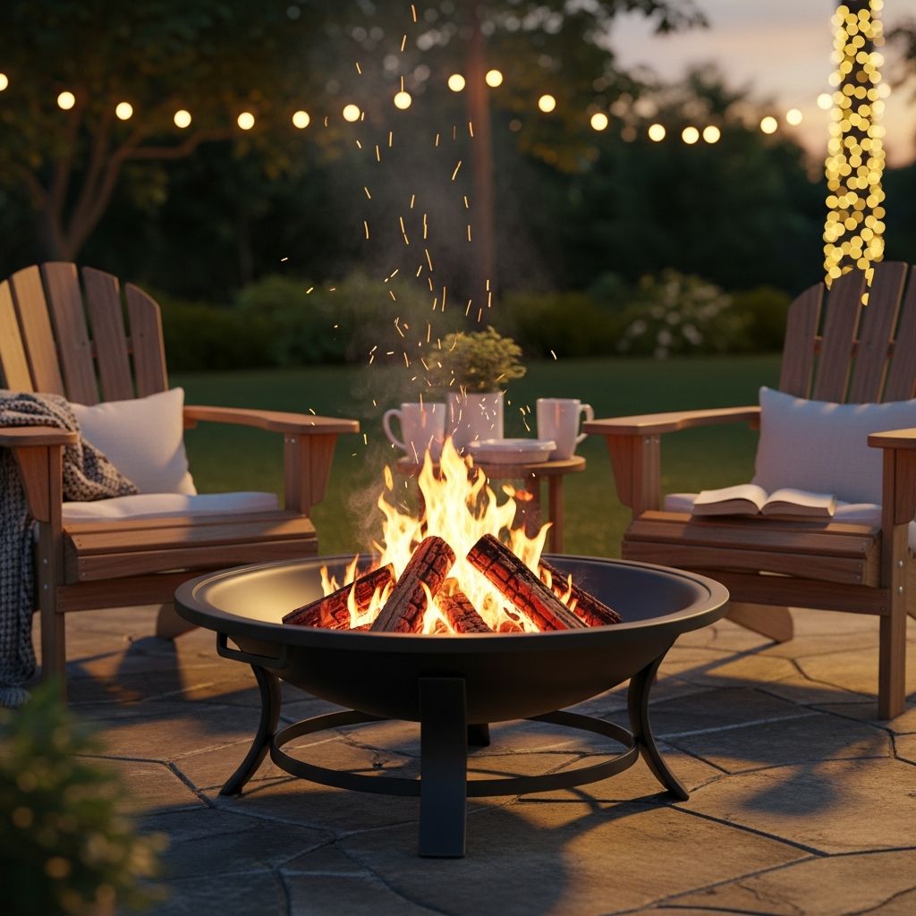 How to choose and use a Hampton Bay fire pit for cozy, safe outdoor evenings