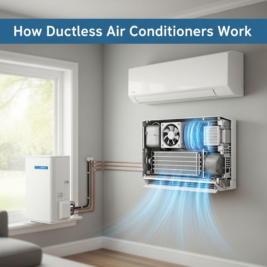 How Ductless Air Conditioners Work: Complete Guide Complete guide to understanding ductless AC systems, their components, and energy-efficient cooling benefits.