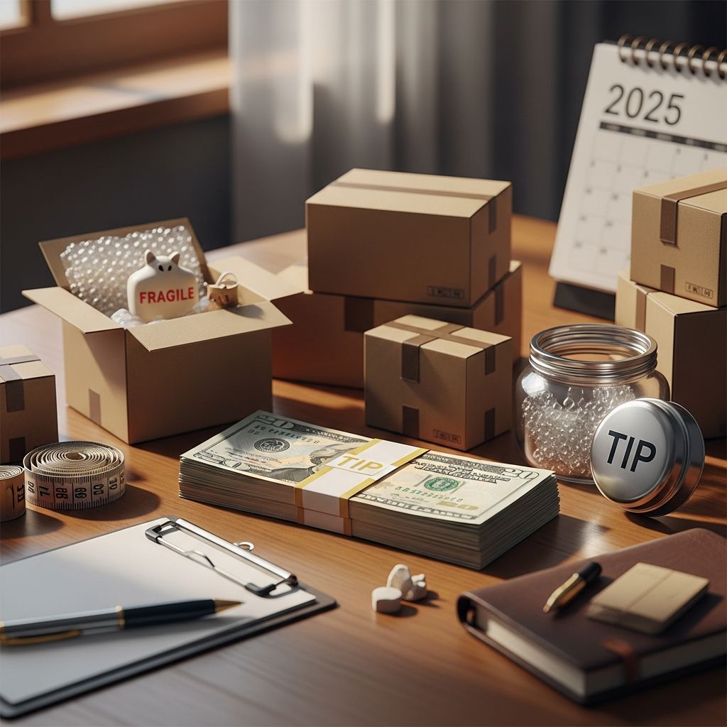 Complete guide to tipping movers with formulas, calculators, and factors to consider.