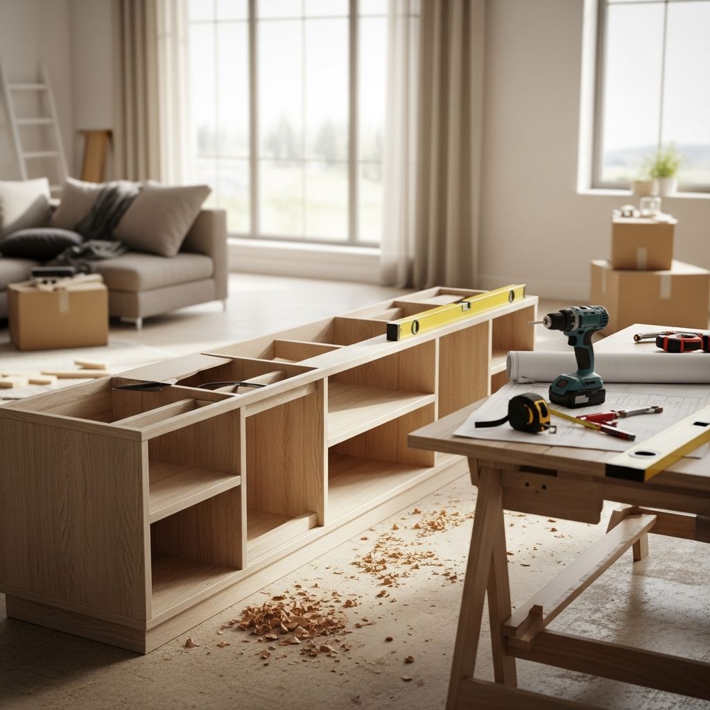 Create the perfect entertainment hub with our step-by-step guide to building a custom entertainment center.