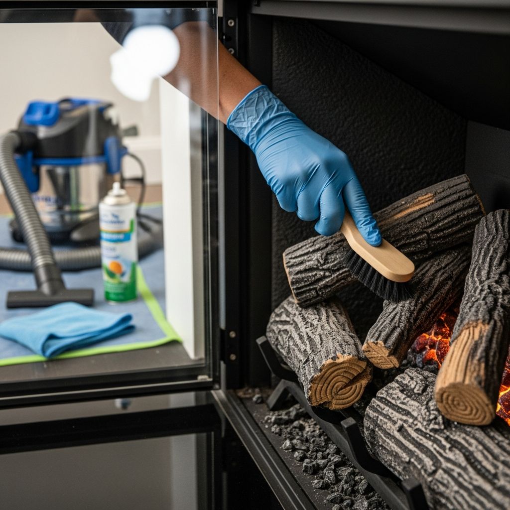 Learn step-by-step how to clean and maintain your gas fireplace for optimal safety and performance.