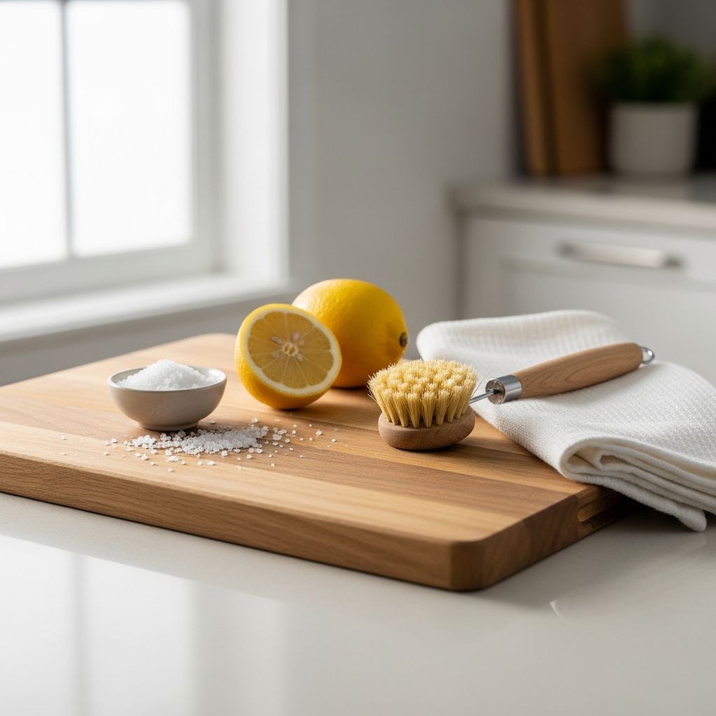 Master the art of sanitizing wood cutting boards safely and effectively with proven methods.