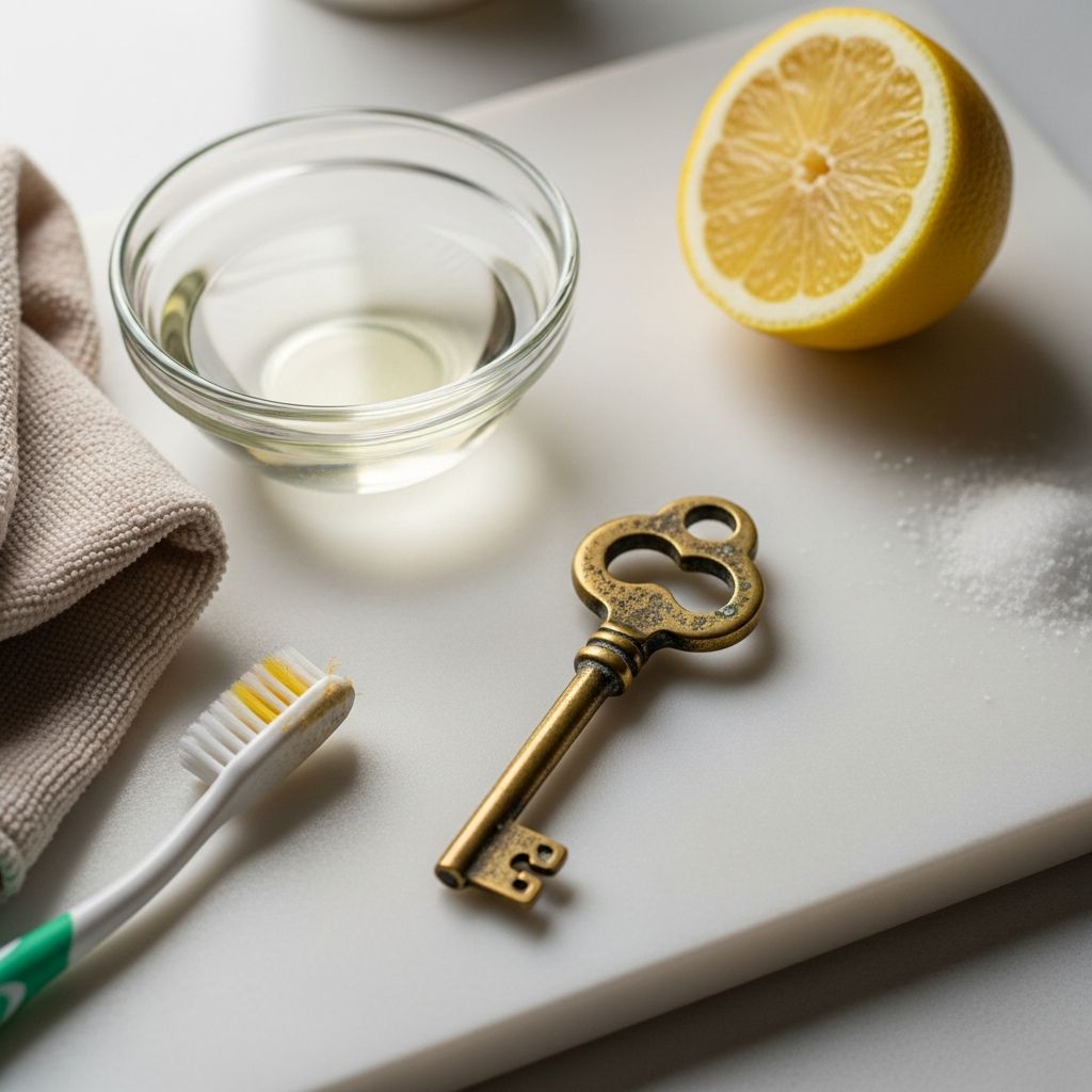 Restore your brass shine using simple vinegar solutions and household items.