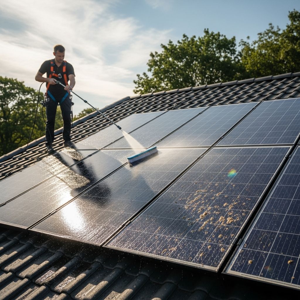 How to Clean Solar Panels: A Complete Guide Keep your solar panels efficient and performing at peak capacity with proper cleaning.