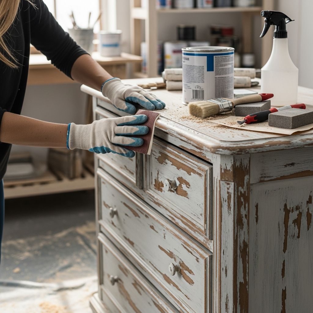 Master the art of furniture distressing with our comprehensive step-by-step guide to achieving that coveted shabby chic look.