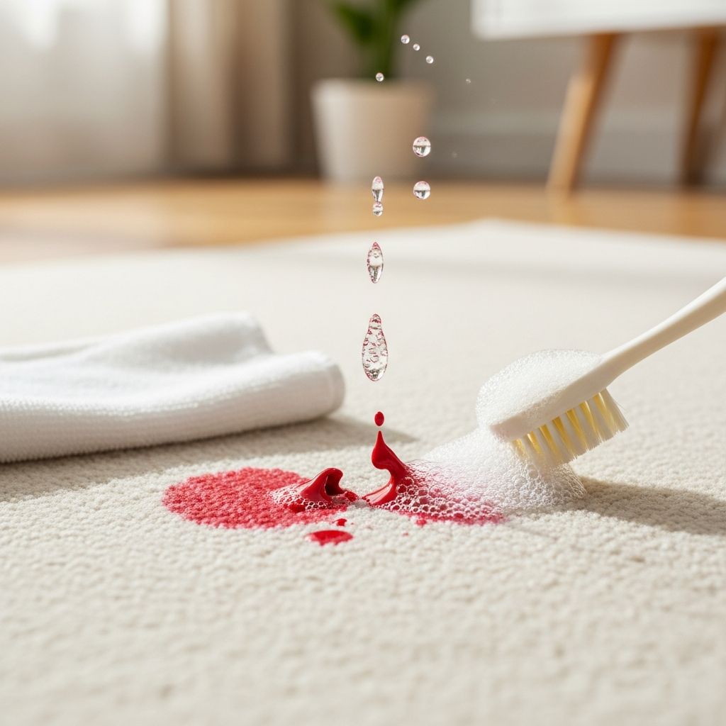 Master the art of removing stubborn nail polish stains from carpet with proven methods.