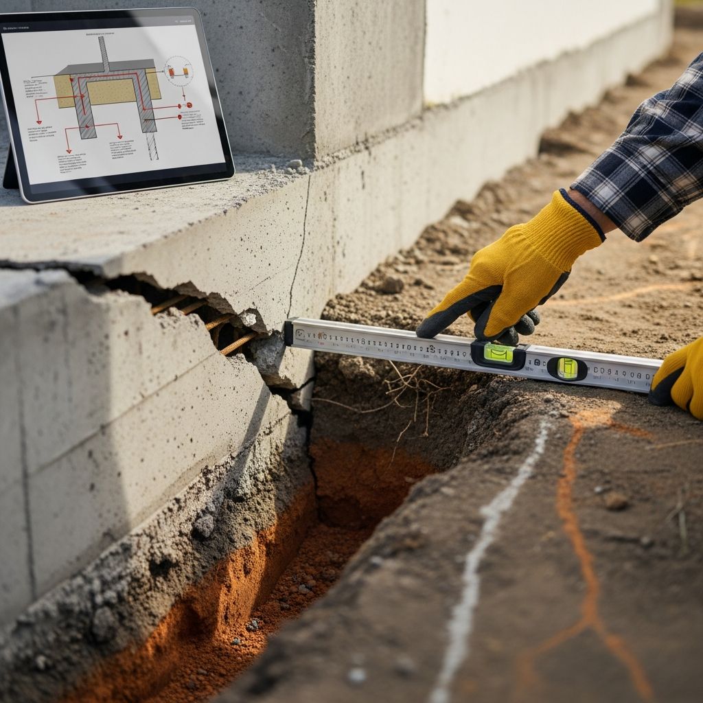 Learn the warning signs of a sinking foundation and discover proven repair methods.
