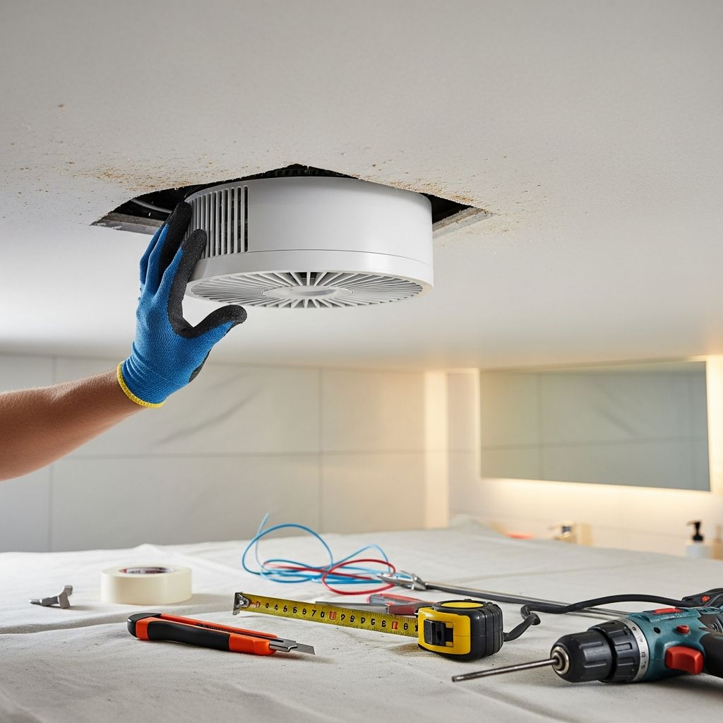How To Install A Bathroom Vent Fan In 7 Easy Steps Master bathroom vent fan installation with our comprehensive step-by-step guide for homeowners.