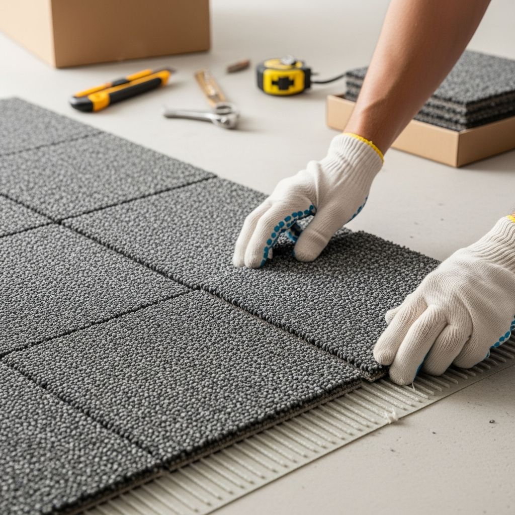 Master the art of installing carpet tiles with this comprehensive step-by-step guide.