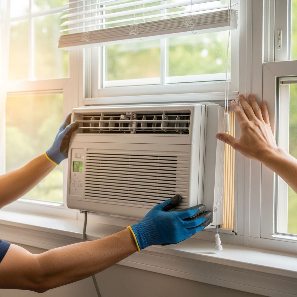 Master the art of installing a window air conditioner with our complete step-by-step guide.
