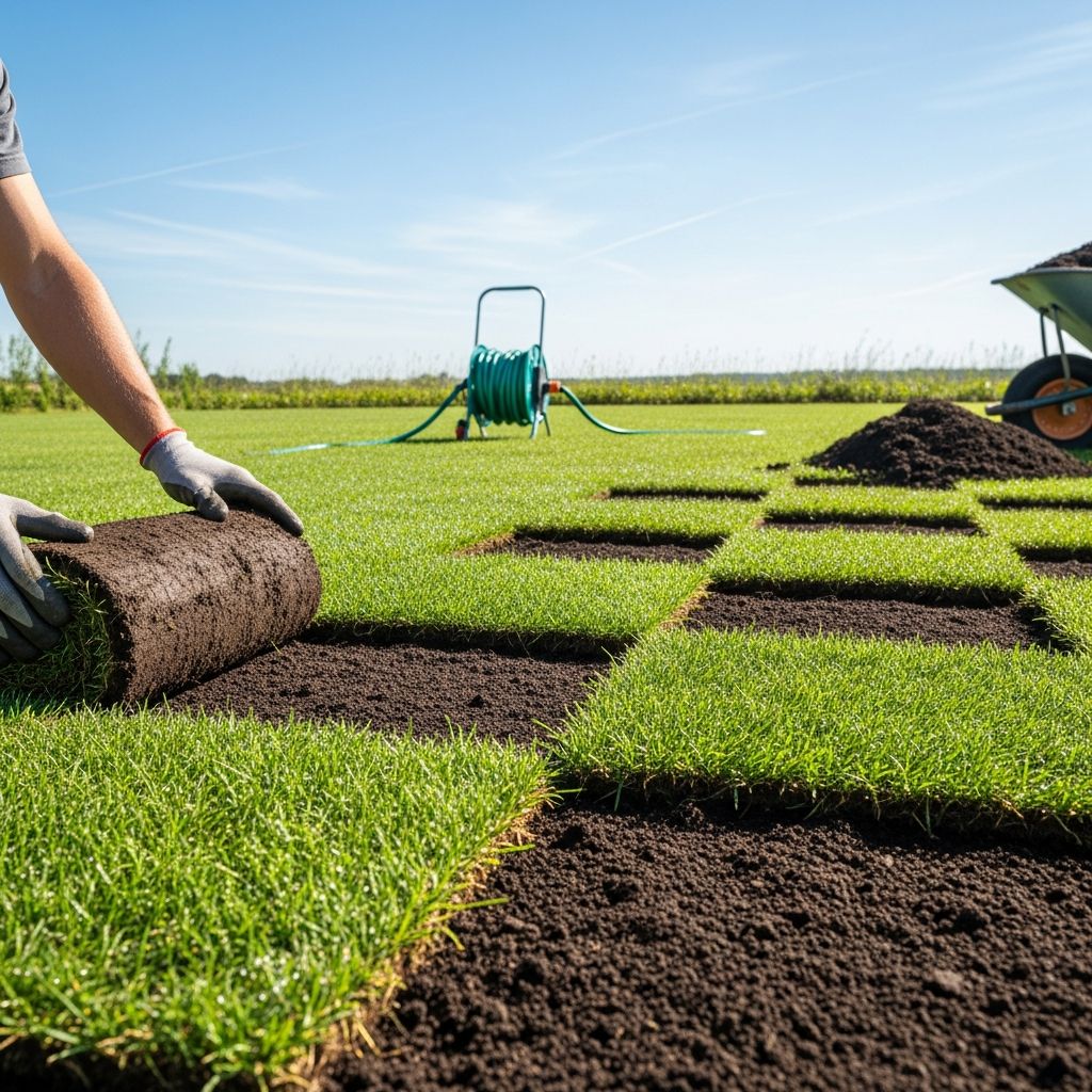 How To Lay Sod In 7 Easy Steps For A Lush Lawn Master the art of sod installation with our comprehensive step-by-step guide for a perfect lawn.