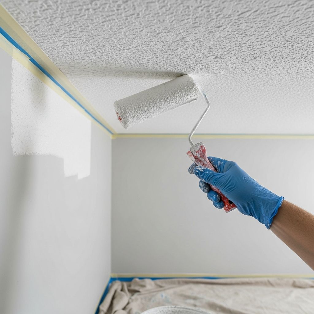 Master popcorn ceiling painting with expert techniques and professional tips for flawless results.