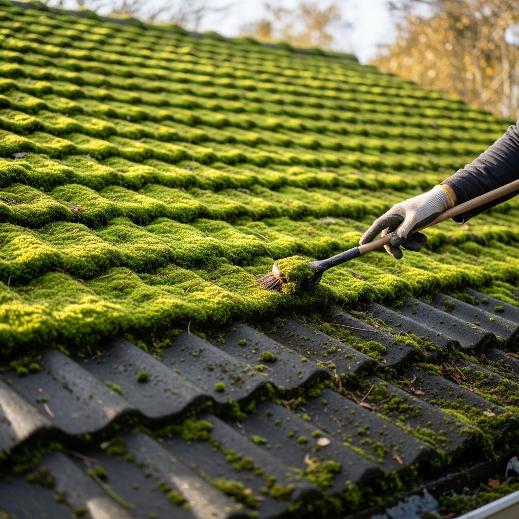 Complete guide to safely remove moss and prevent it from returning to your roof.