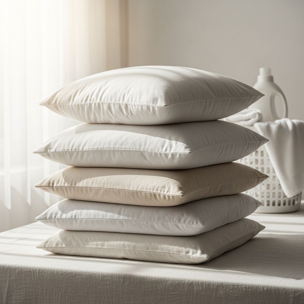 Learn the best methods to wash and care for your pillows to keep them fresh and hygienic.