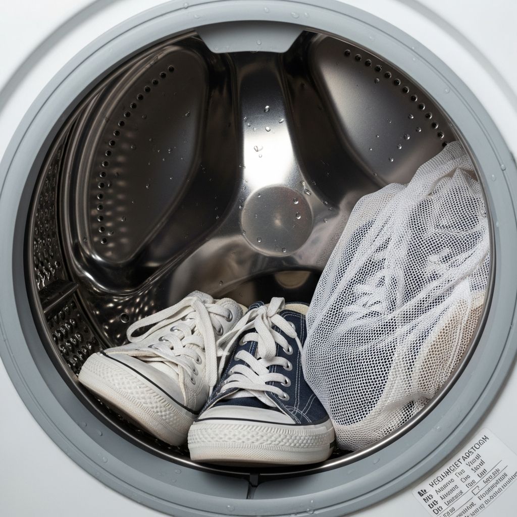 Master the art of machine washing shoes with our complete step-by-step guide.