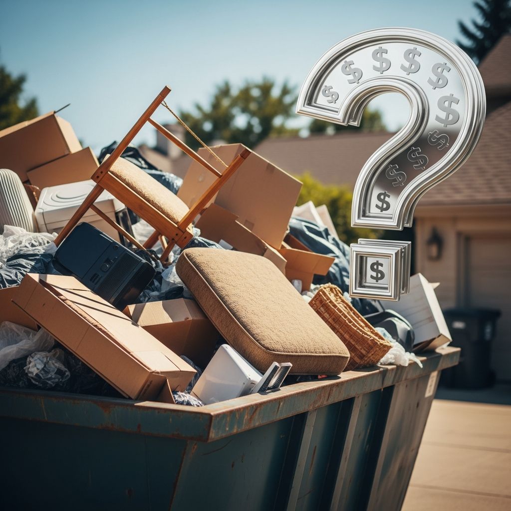 Complete guide to junk removal pricing, factors affecting costs, and ways to save money.