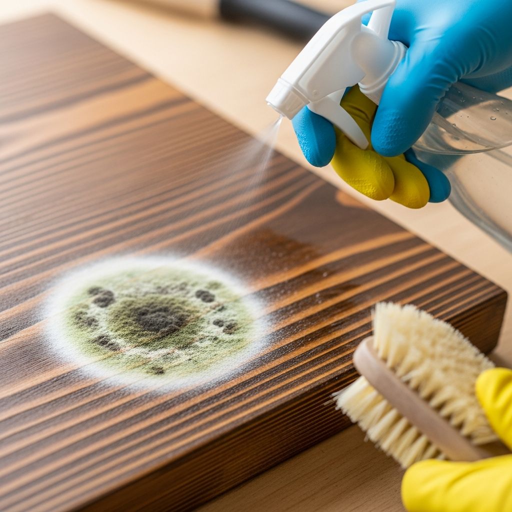 Learn effective methods to eliminate mold from wood surfaces and prevent regrowth.