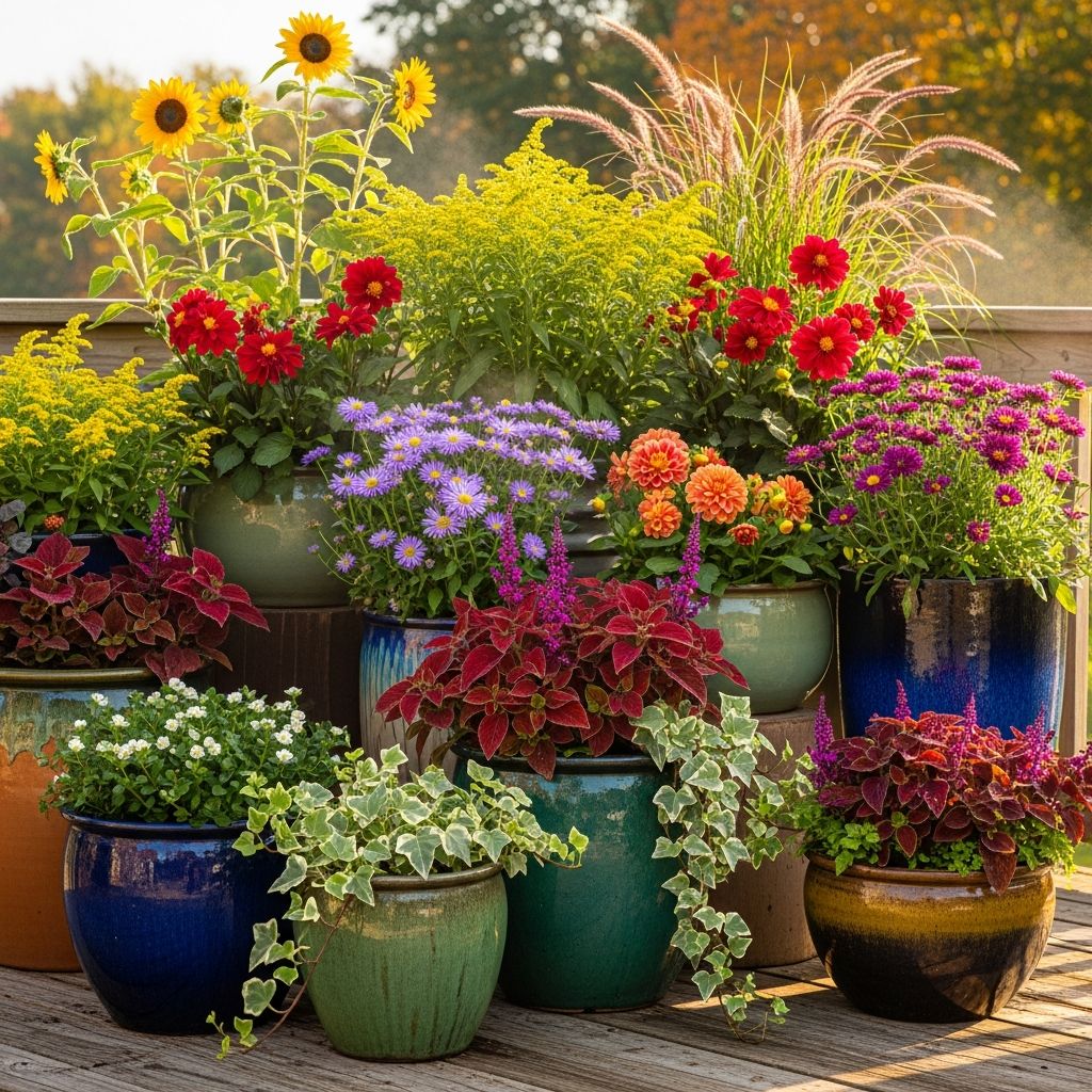 Transform tired summer pots into long-lasting, late-season color displays
