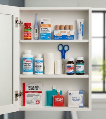 Stock your medicine cabinet with essential health items every home needs for wellness and emergency care.