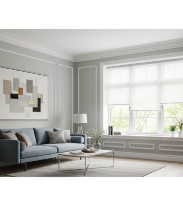 Transform your rooms with contemporary crown molding designs that elevate any space.