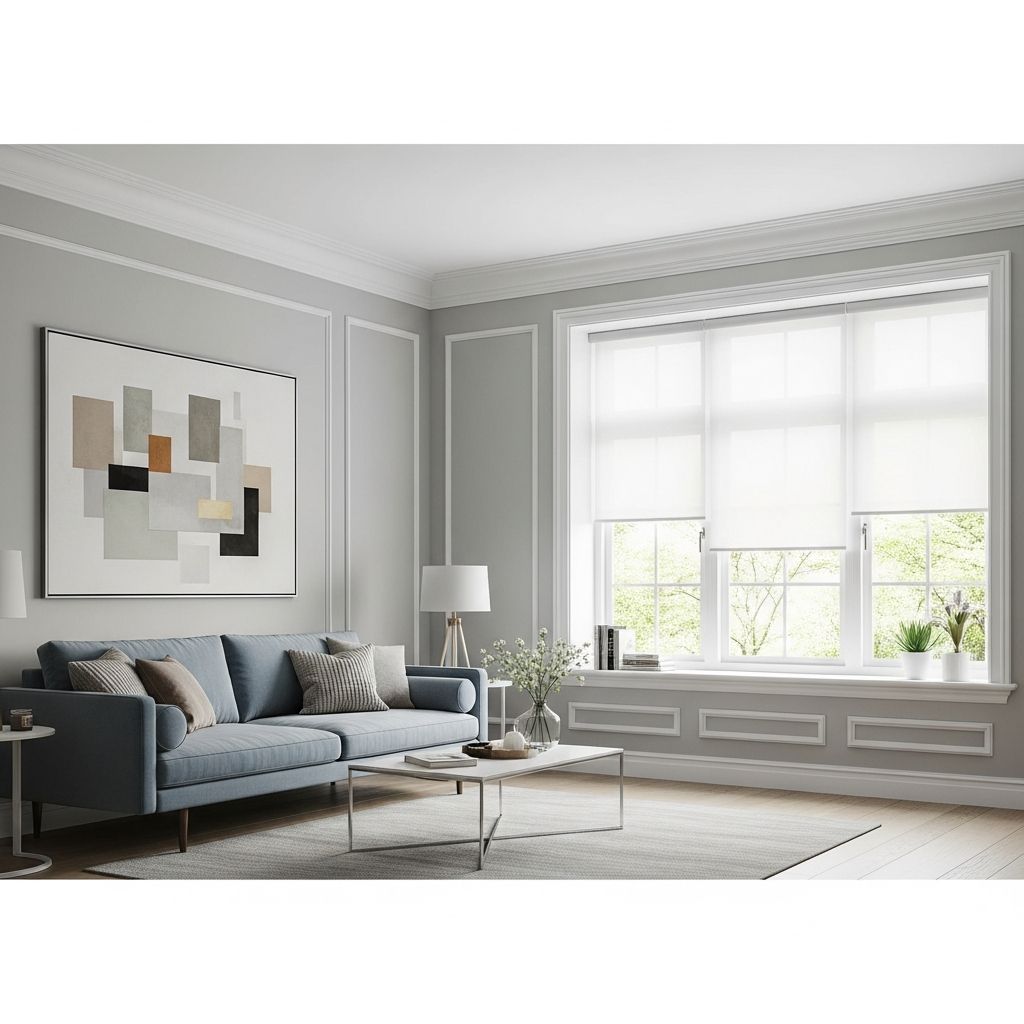 Transform your rooms with contemporary crown molding designs that elevate any space.