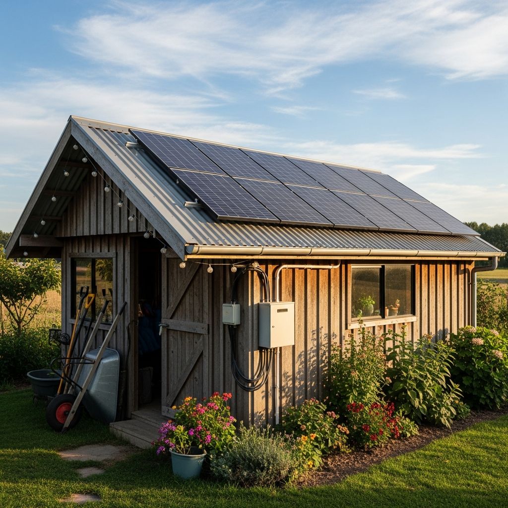 Turn your shed into a self-powered workspace with a simple, reliable solar setup.