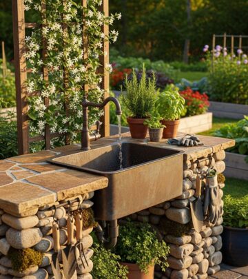 Discover creative outdoor sink solutions to enhance your backyard's functionality and style.