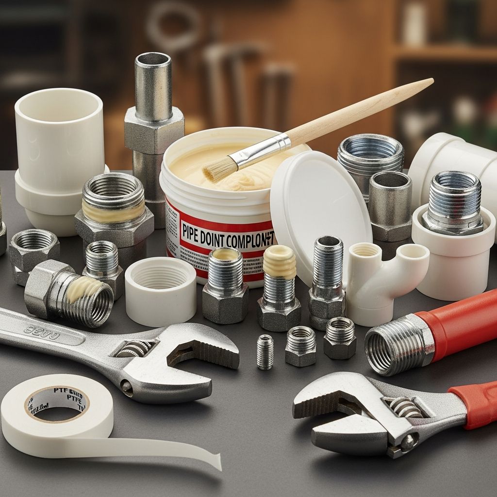 How to choose, apply, and troubleshoot pipe joint compounds for reliable, leak-free plumbing connections.
