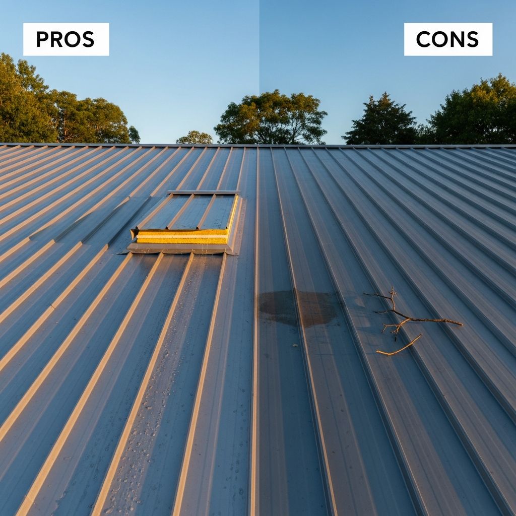 Explore the advantages and disadvantages of metal roofing to determine if it's right for your home.
