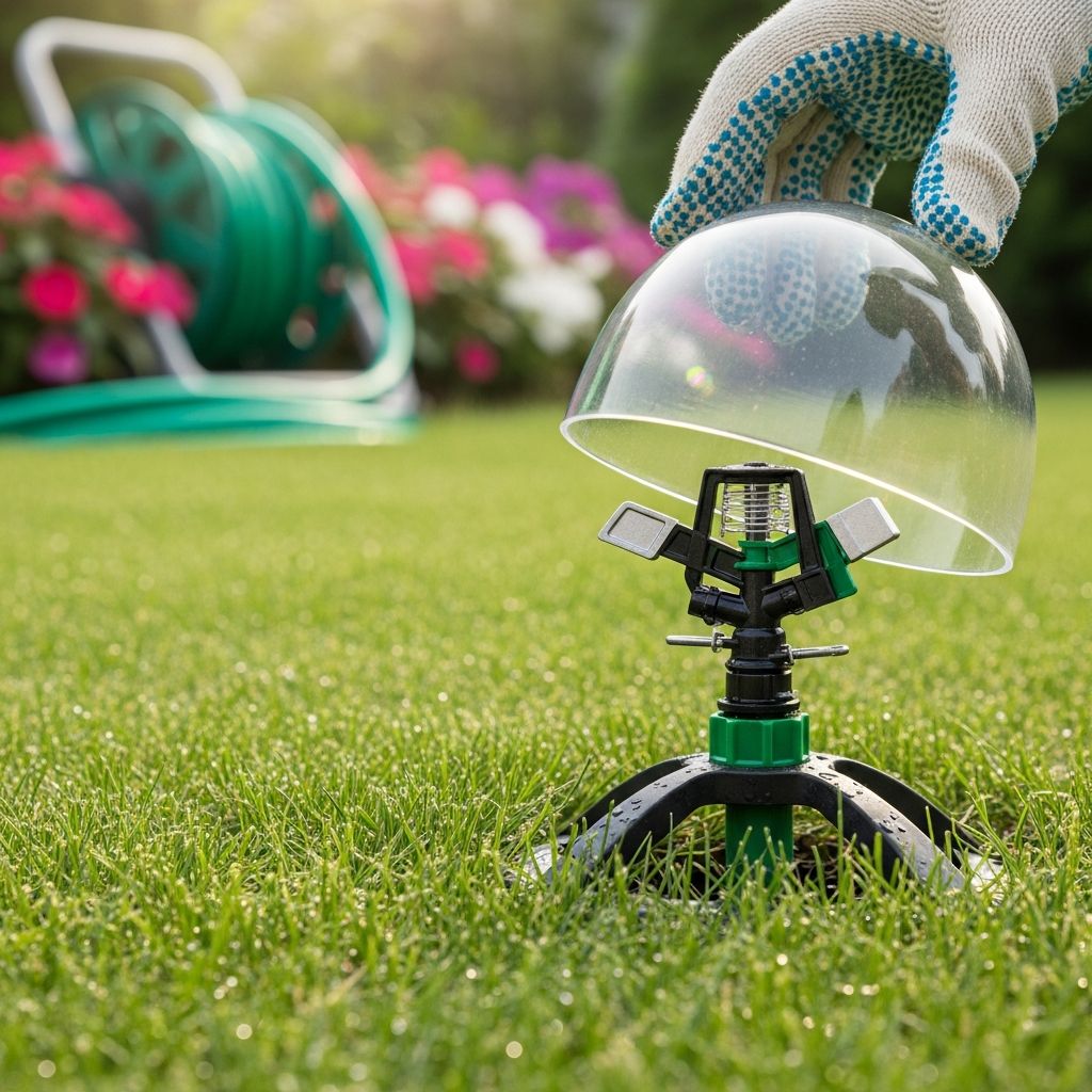 Keep every drop where it belongs by protecting your sprinkler heads before they break.