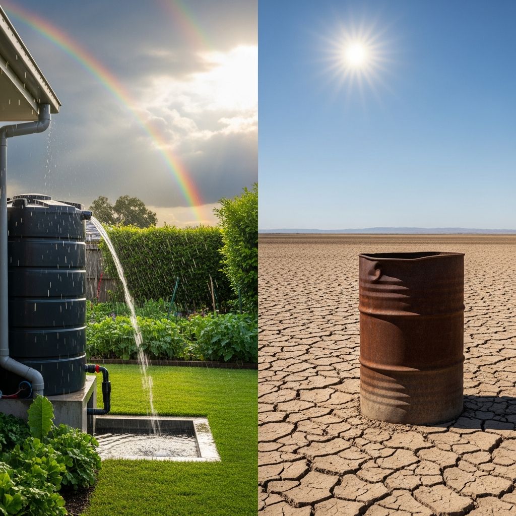 Discover which states prohibit or restrict rainwater harvesting and understand the legal implications.
