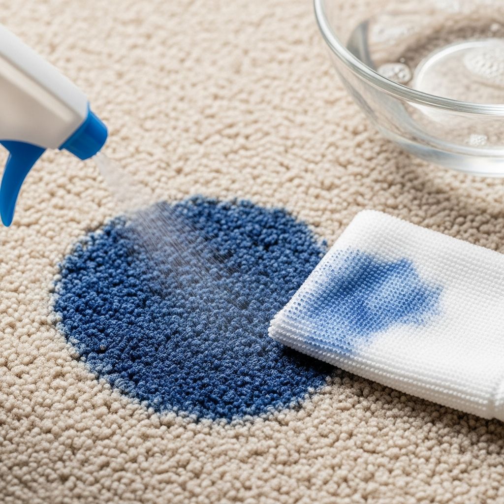 Master the art of removing ink stains from carpet with expert techniques and household solutions.