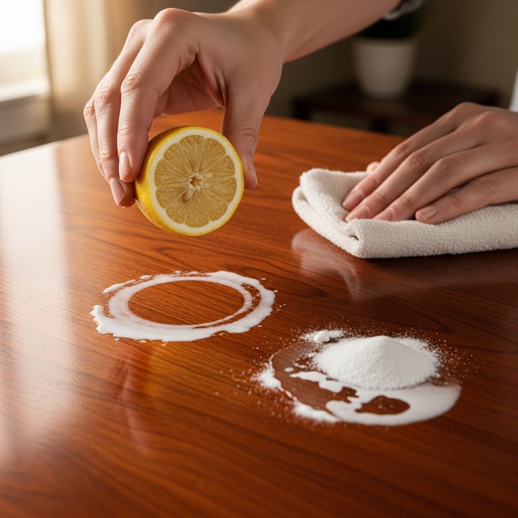 Restore your wood furniture with proven methods to remove water stains effectively and safely.