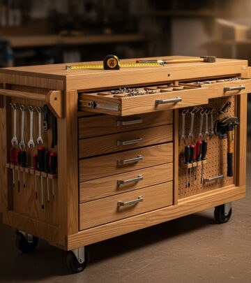 Complete guide to building a mobile tool cart for organized, efficient workshop storage.