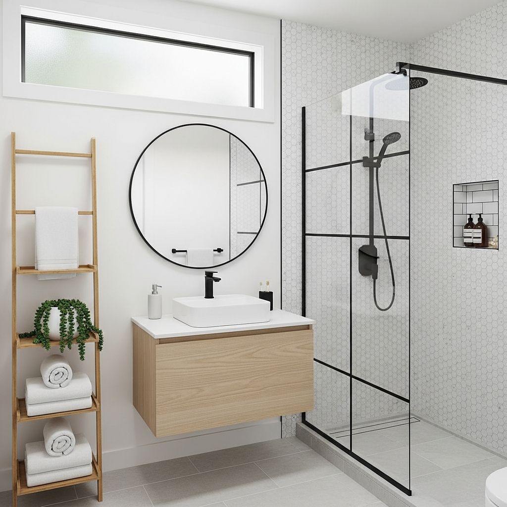 Maximize your small bathroom with smart design solutions and space-saving tips.